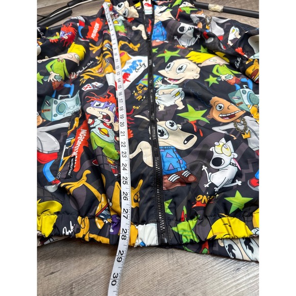 Members Only Nickelodeon Rugrats All Over Print Windbreaker Jacket Mens XL - Picture 15 of 15